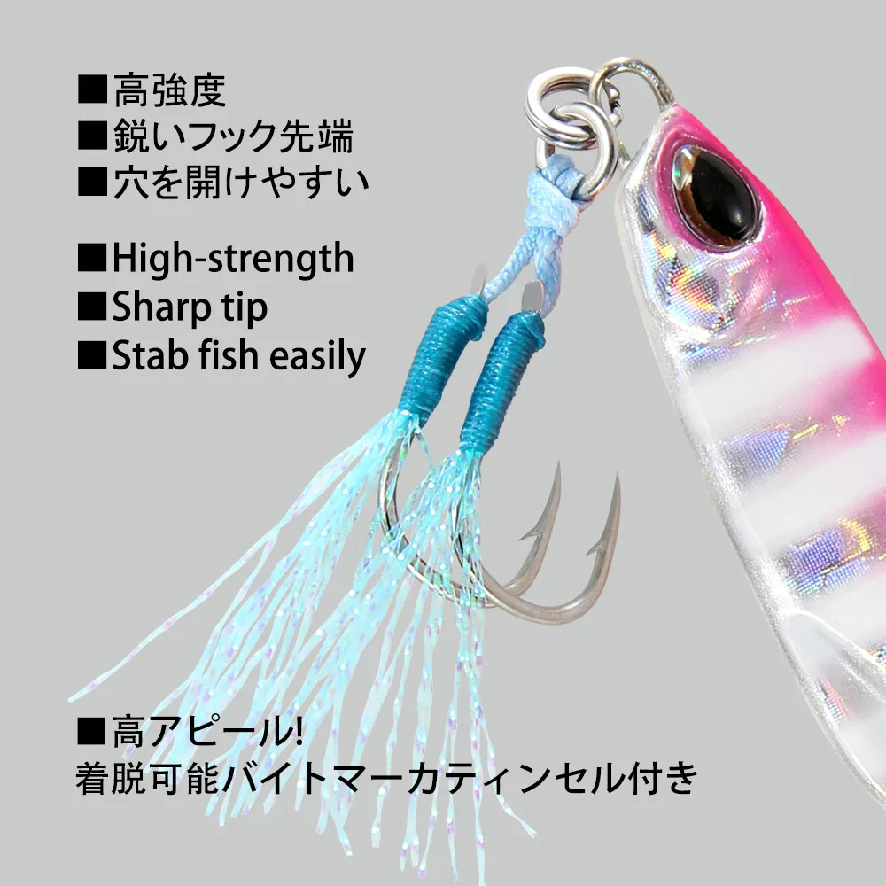 HAPPYJACK nuevo Mini Jackjig plantilla de fundición 5G 7G 10G 15G Rockfishing Micro Jig cuchara señuelo de pesca de agua salada - imagen 4