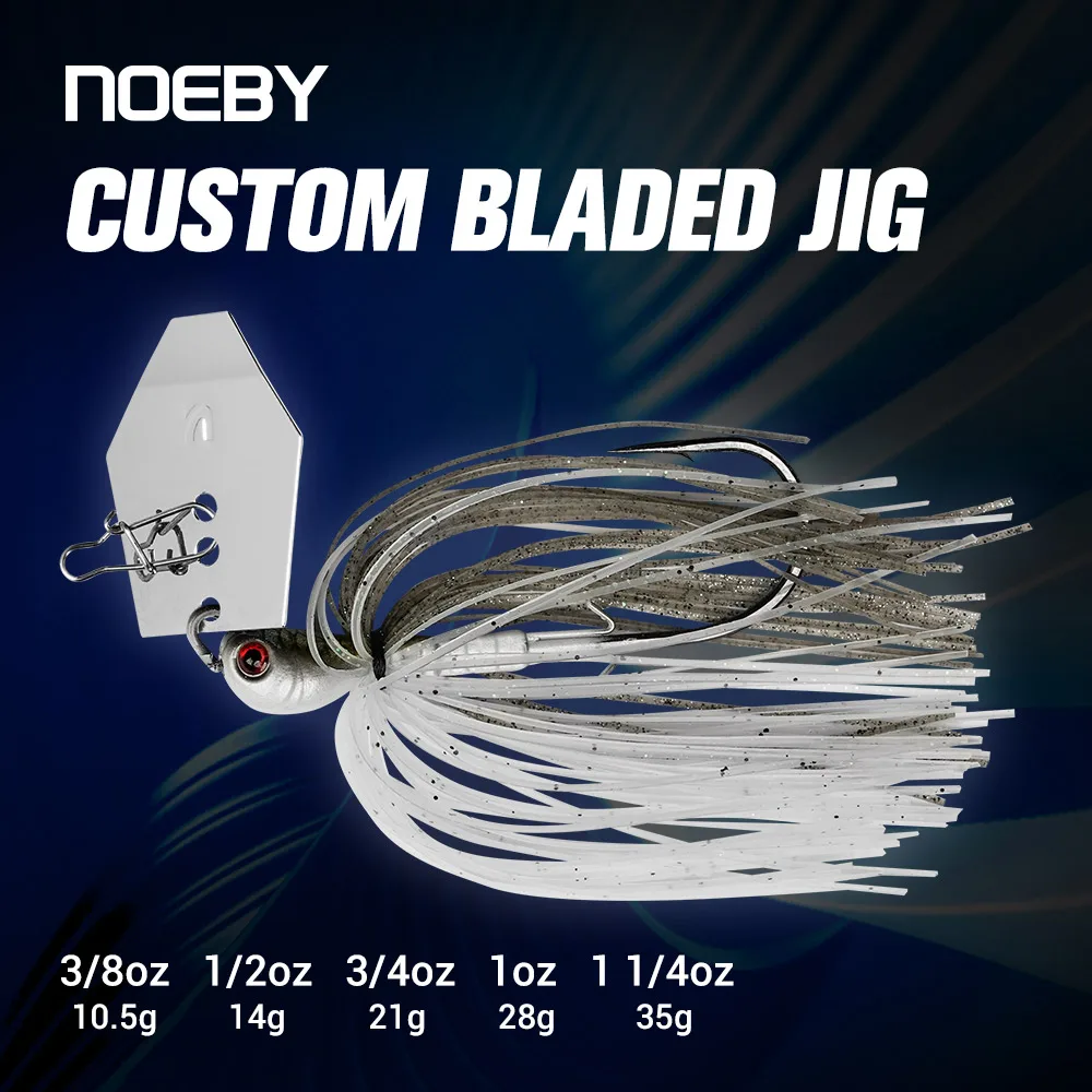 NOEBY Chatterbait jig cuchilla – Anzuelo aguja para lubina y lucio