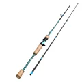 blue casting rod