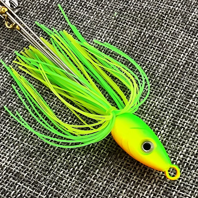 Bazooka-señuelo giratorio de pesca, cebo de invierno para Jigging, Jigging, cuchara de natación, grupo de ataque, Swimbait suave, Lucio - imagen 2