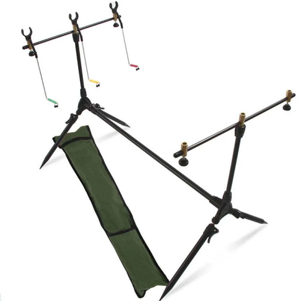 Soporte de trípode ajustable, soporte retráctil para caña de pescar, herramienta de descanso, soporte para caña de pescar de carpa, accesorio, herramientas de aparejos Swinger - imagen 3