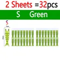 2 Sheets Green S