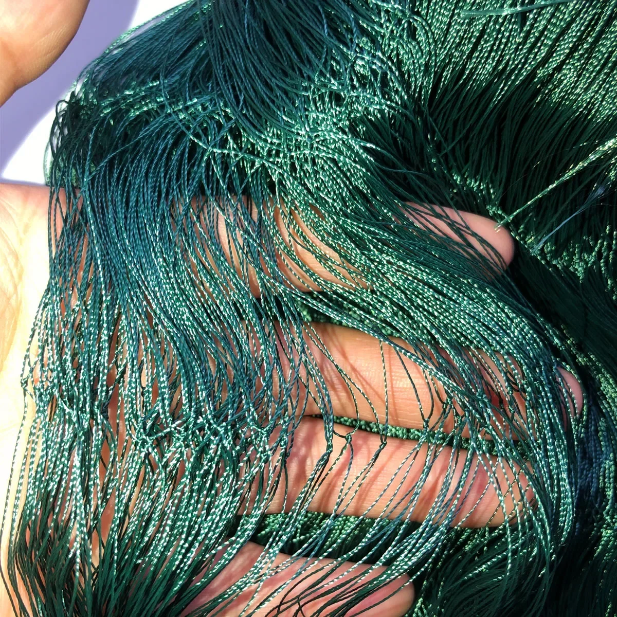 Red de Pesca de nailon multifilamento, producto semiterminado, accesorios de Pesca, malla de 50mm-60mm, equipo de Pesca, equipo de Pesca, 3 hebras - imagen 5