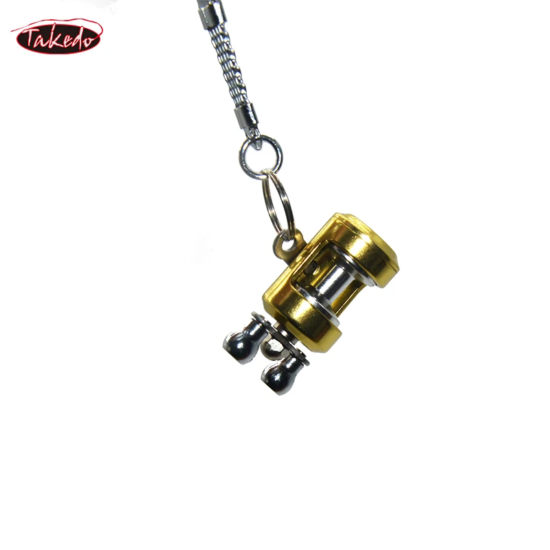TAKEDO-Llavero de Metal con forma de carrete de pesca ST2, accesorio para coche - imagen 5