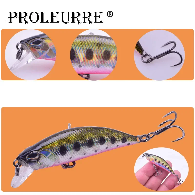 Señuelos de Pesca hundidos, Wobblers, Swimbait, Crankbait, cebo duro para lubina, Lucio Artificial, carpa, aparejos de Pesca curricán, 1 ud. - imagen 4