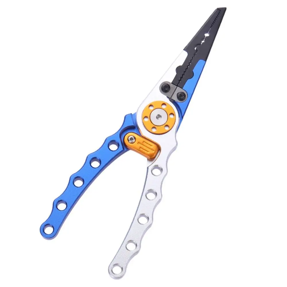 Nuevo Alicates de pesca de aleación de aluminio, alicates multiusos prácticos para quitar anzuelos, alicates de corte de línea ligeros y duraderos - imagen 2