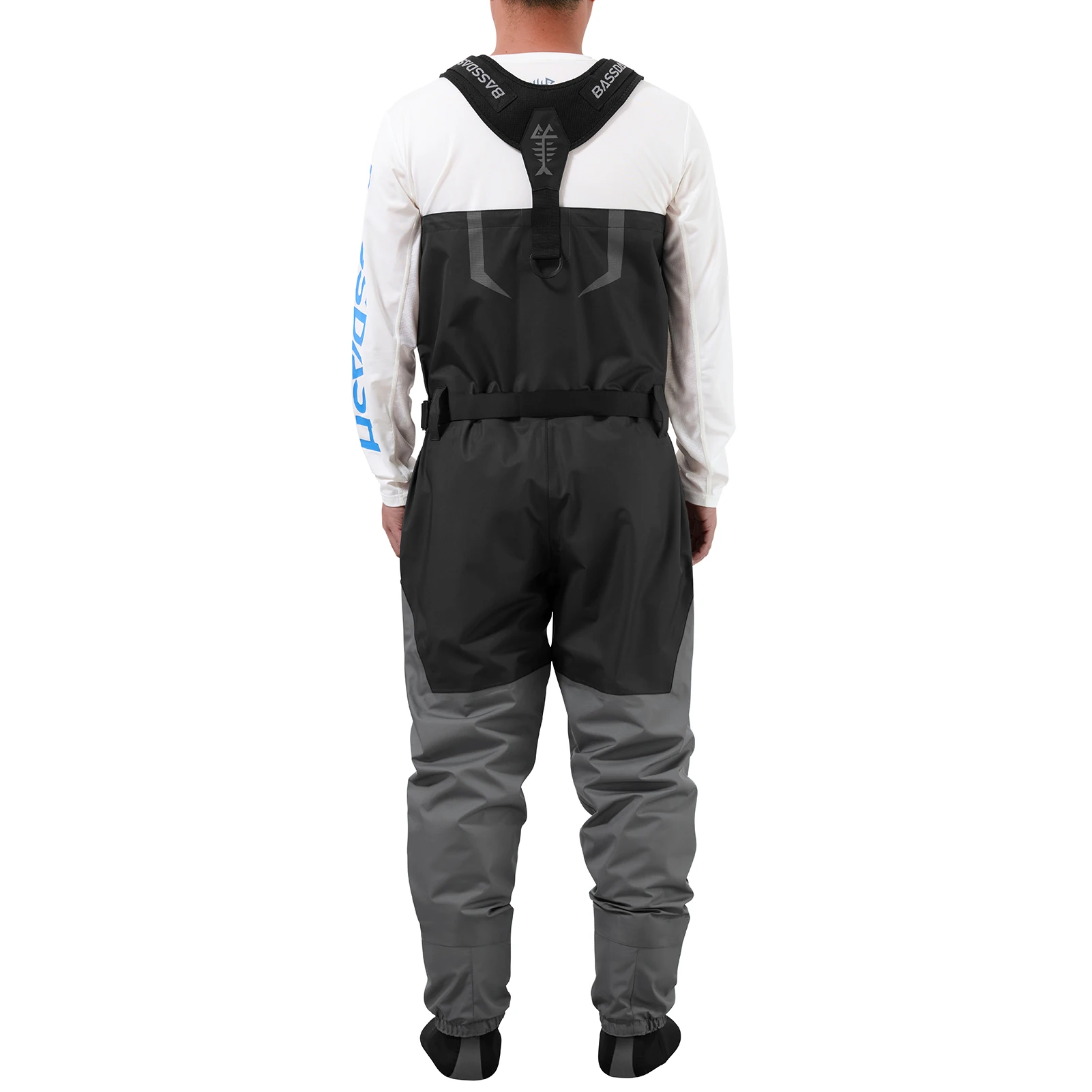 BASSDASH VORTEXIS Botas de pescador transpirables con cremallera para hombre, impermeables para pesca con mosca, media de caza, pie ligero - imagen 2