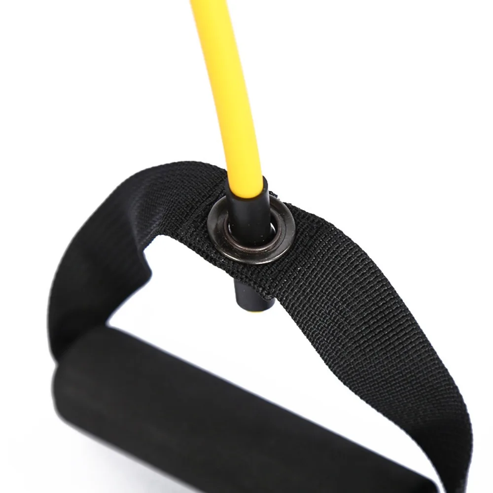 Cuerda Elástica multifuncional para Fitness, cuerda de tracción de 5 niveles de resistencia, monocromática, estiramiento, Yoga, Pilates - imagen 3