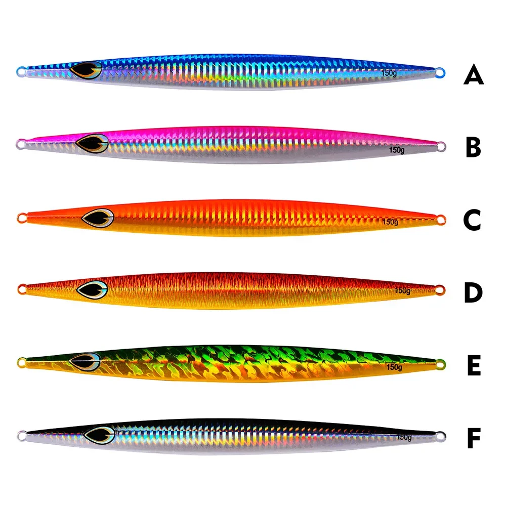 Plantilla de Metal rápida, 21cm, 150g, velocidad Vertical, hundimiento, cebo de Pesca, cuchara fundida, Jigging de Metal, cebo Artificial para Pesca, señuelos de mar - imagen 5