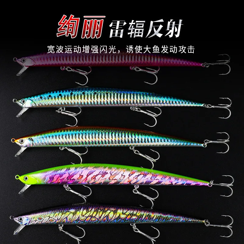 BEARKING Jerkbait Slim Minnow - Señuelo Wobbler para carpa y bass - imagen 5