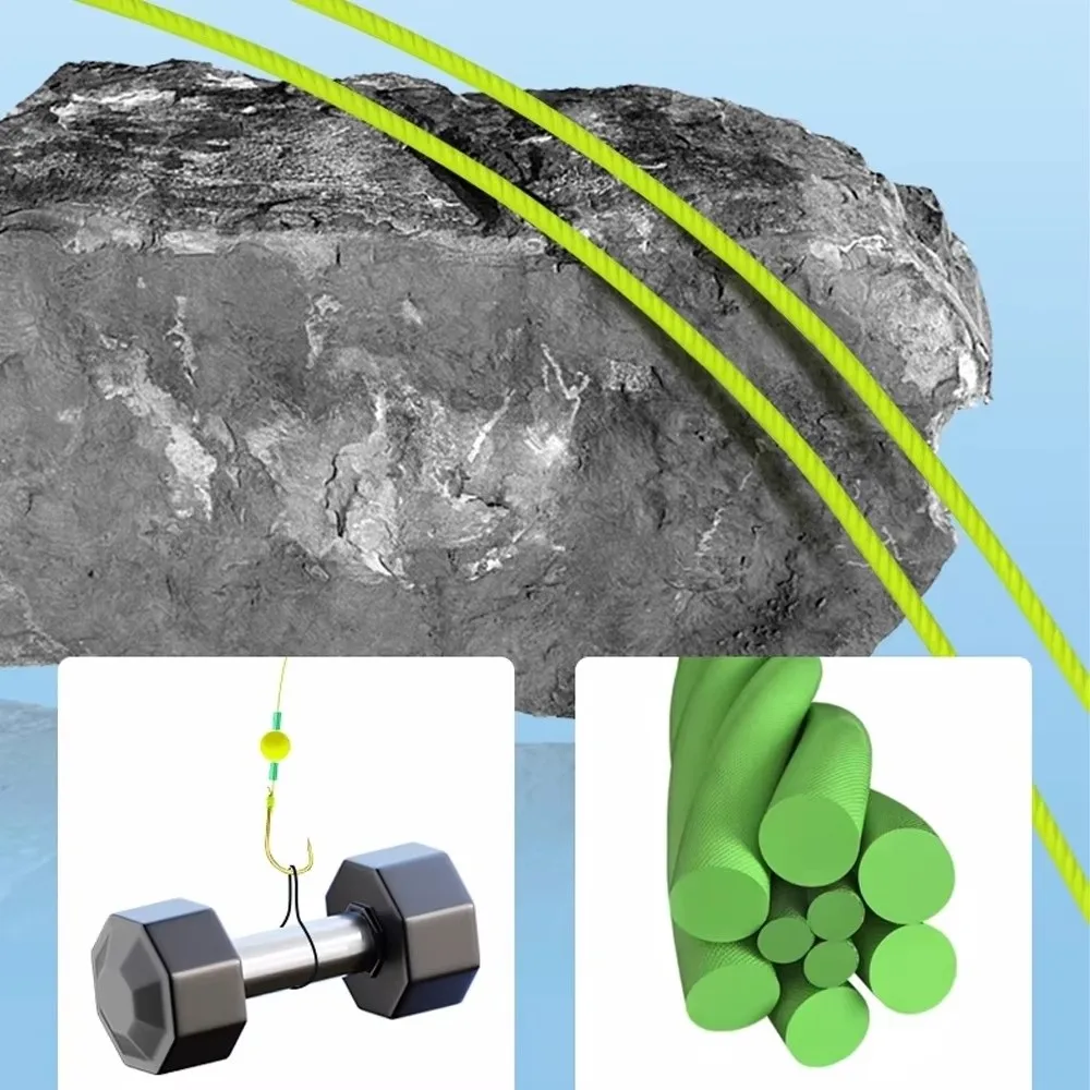 3 piezas Talla 9 # -13 #   Juego de anzuelos con parte inferior inversa, cebo de pesca flotante, juego de sedal de doble gancho, anzuelos de carpa Euro - imagen 5