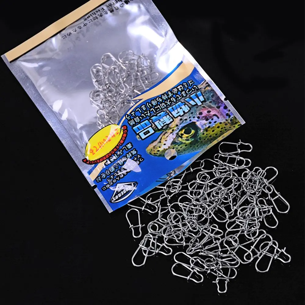 Giratorios barril acero inoxidable 12-33,5 mm cierre rápido para pesca - imagen 4