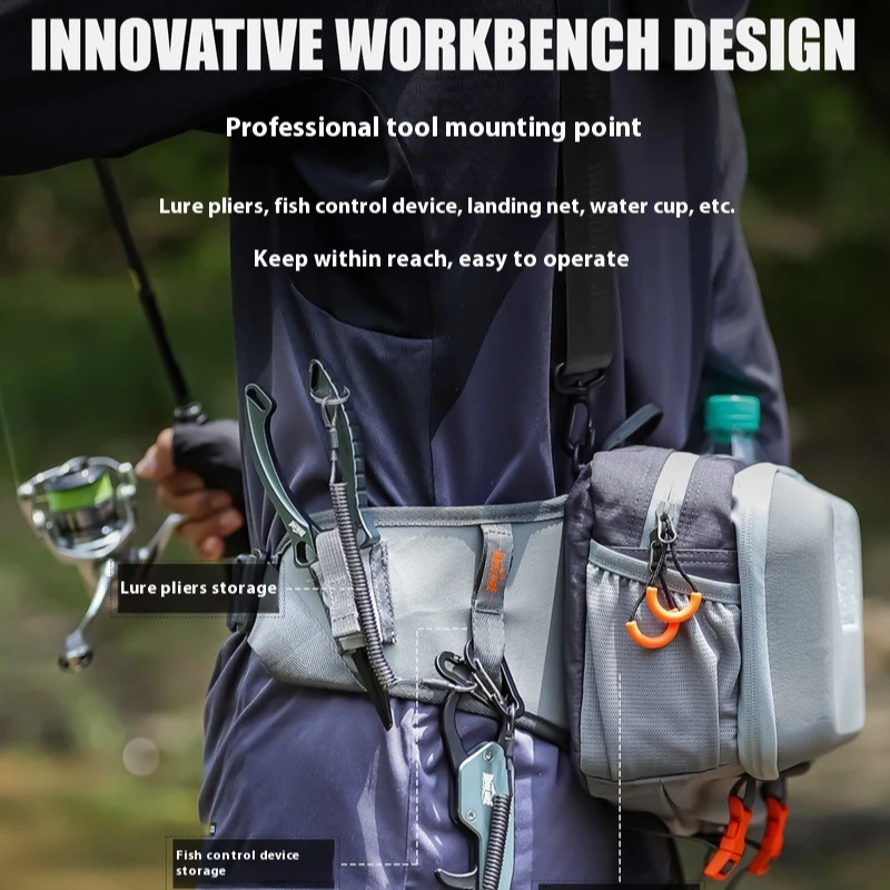 Bolsa Pesca UDO 5L Impermeable Bandolera - imagen 5