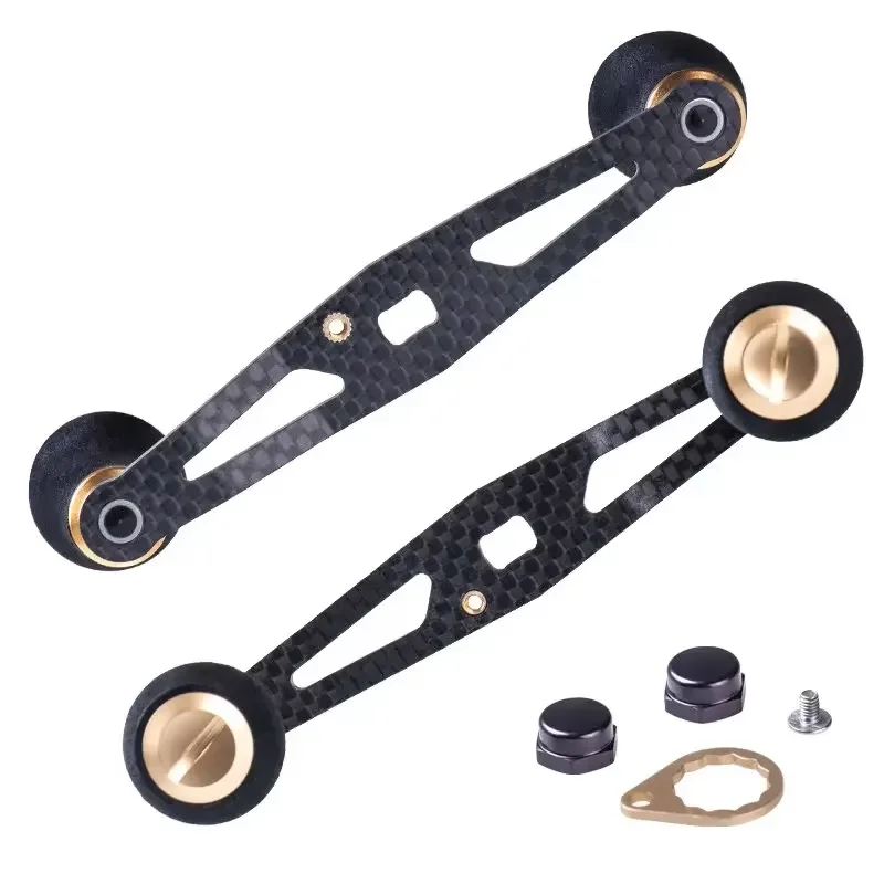 Carrete de pesca Baitcasting de fibra de carbono, mango de carrete de pesca, perilla Eva para carrete, accesorios para peces Diy, herramienta de señuelo - imagen 3