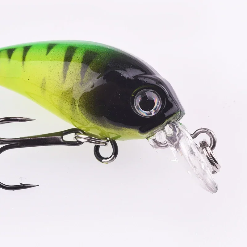 Señuelos de pesca con manivela, Swimbait 4,5 cm, 3,5g, Wobblers de pesca, cebos duros artificiales para lubina, trucha, Lucio, Trolling, Crankbait, 1 ud. - imagen 4