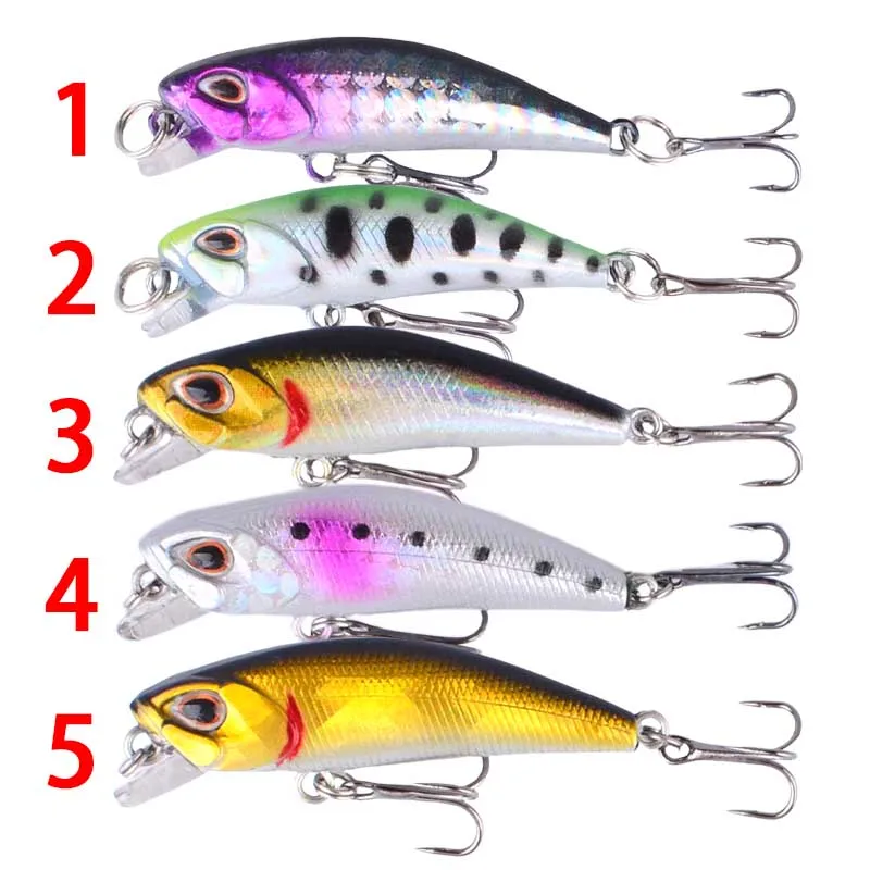 Señuelo crankbait minnow flotante oscilante para perca y carpa - imagen 5