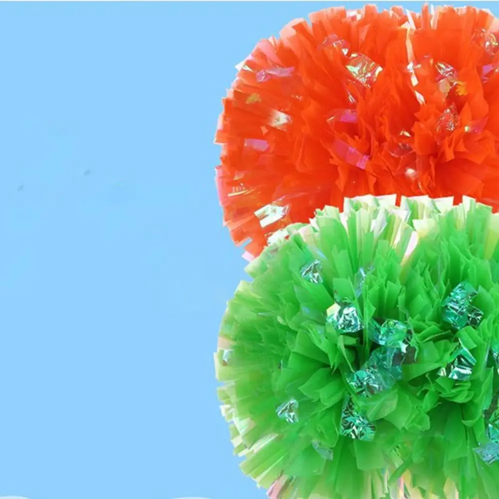 Pompones de animación deportiva – colores vivos y grandes - imagen 4