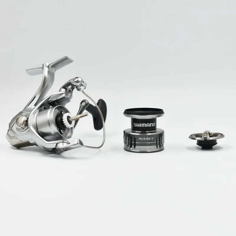 SHIMANO-Carretes de pesca NASCI 2021 C5000XG, bobina de AR-C, rueda de Pesca de Mar, para agua dulce y salada, novedad de 4000 - imagen 5