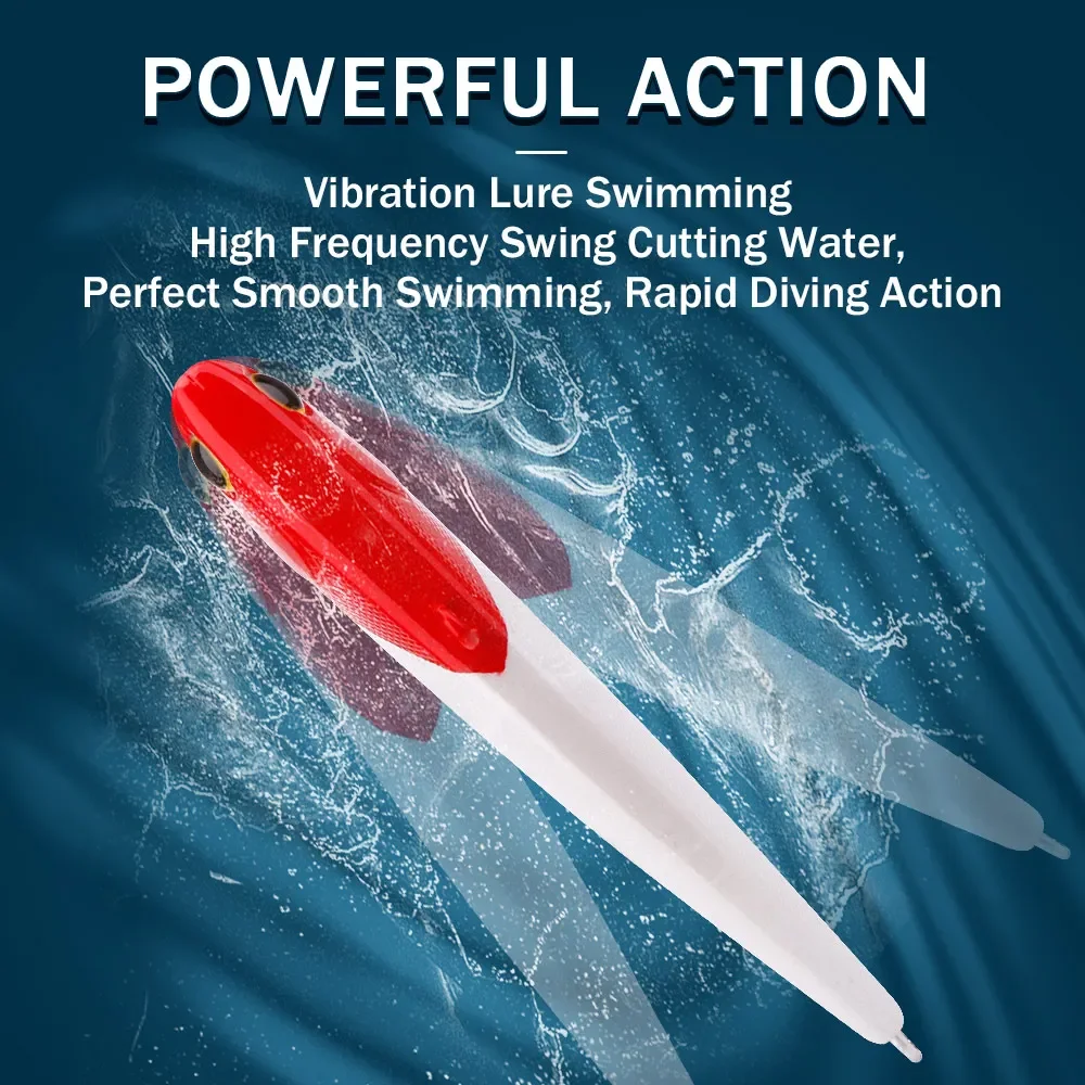 2024 Señuelos de pesca en hielo Rattlin Vib señuelo 90mm 22/30g Rattin Wobblers para pesca Zander hundimiento invierno Wobbler Tsuyoki Vibe señuelo - imagen 4