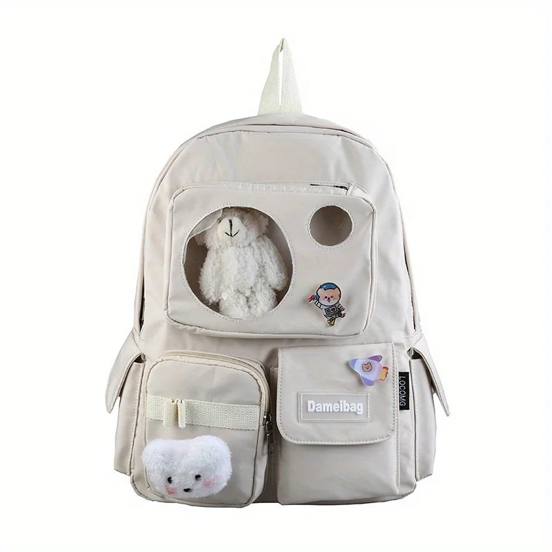 Nueva mochila de dibujos animados, bolso escolar, mochila de viaje multifuncional de ocio, bolso de hombro encantador - imagen 3
