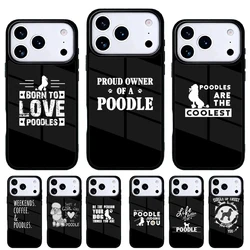 Funda para iPhone diseño caniche – Carcasa trasera La Vida Es Mejor