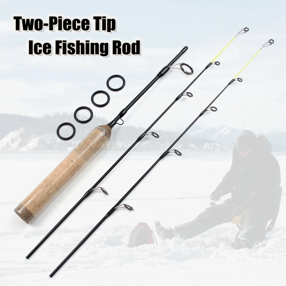 Caña de pesca en hielo plegable 40cm – Ultraportátil y sensible