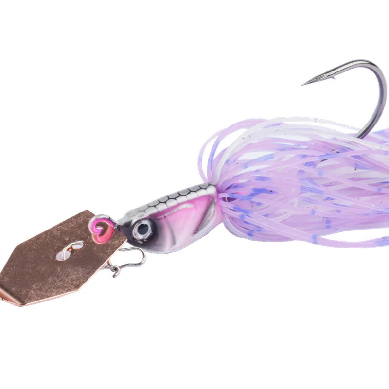 1Pc 10G 14G Chatter cebo giratorio cebo de pesca sin malezas Buzzbait wobbler chatterbait para lubina pike walleye pez - imagen 5