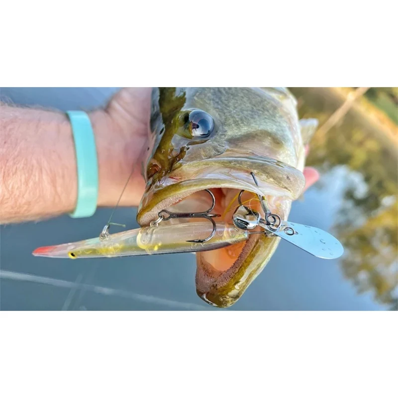 ZMAN HELLRAIZER SURFACE DE AGUA Perro PENDULUM Señuelo de natación IMPORTADO DE LOS ESTADOS UNIDOS - imagen 5