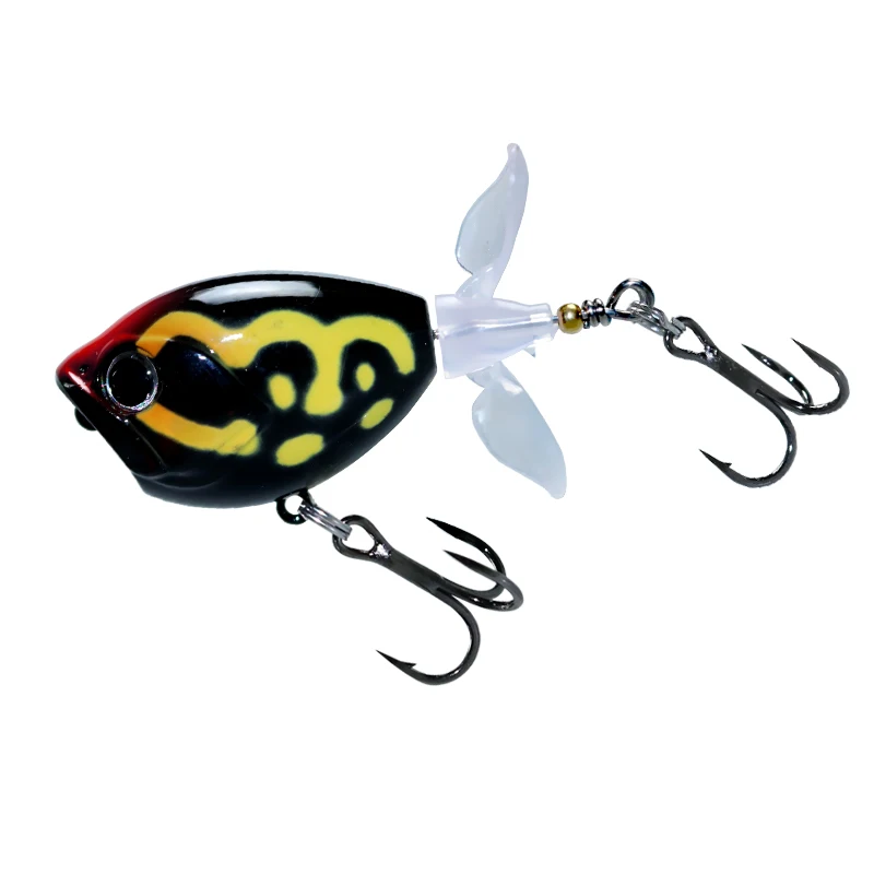 DUODUOYU-señuelo de pesca de hélice, sistema de superficie de 6g/11g, Tractor, Sub, cebo popper, aparejos de pesca de plástico duro, 1 piezas - imagen 5