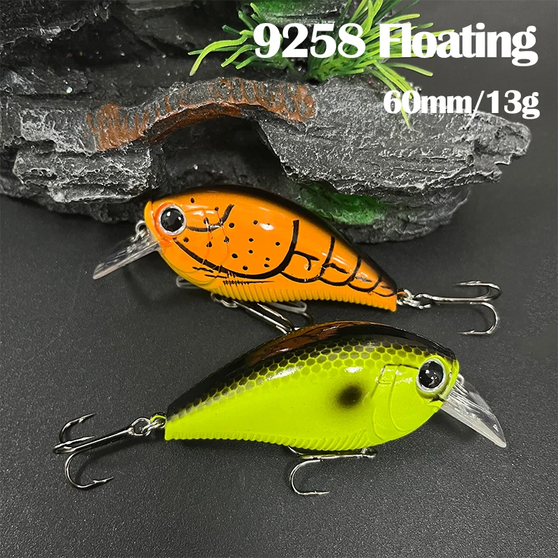 Crankbait flotante con prisma 3D – Wobbler de superficie para lubina - imagen 3