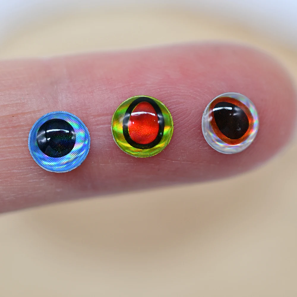 MNFT Señuelos holográficos 3D material de montaje mosca seca - imagen 5