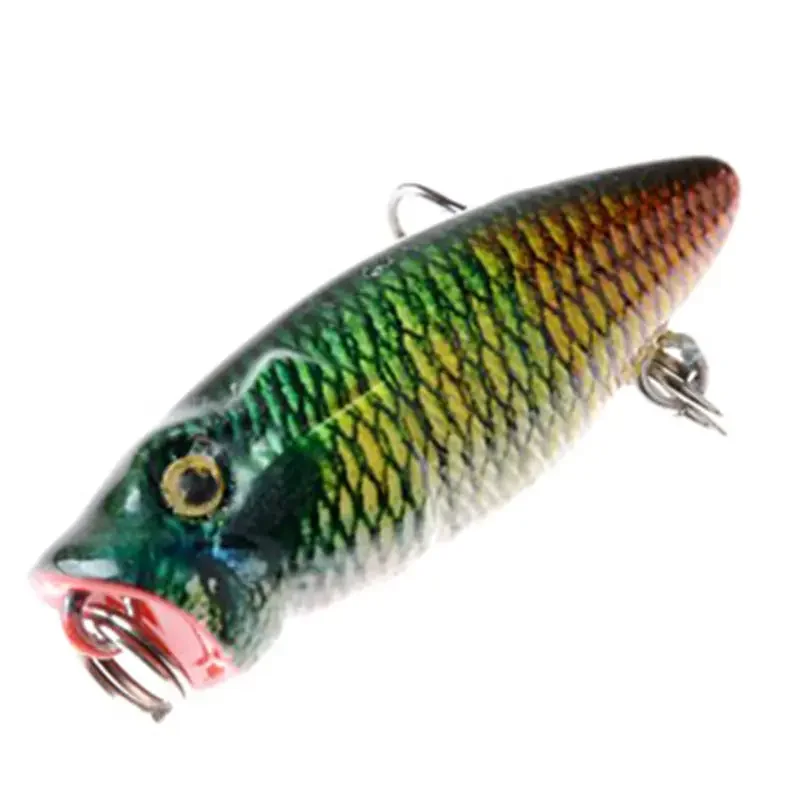 Señuelo de pesca Popper Topwater, 3,5 cm, 2,7g, Isca, cebo duro Artificial, Wobblers con ganchos, aparejos de pesca Swimbait, 1 ud. - imagen 5