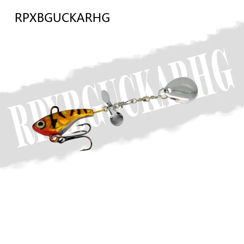 Señuelo de pesca VIB Spinner, 12g, agua hundida, Jigging de hielo con cuchara de Metal, vibración dura, aparejos de pesca Crankbait, 1 ud. - imagen 4