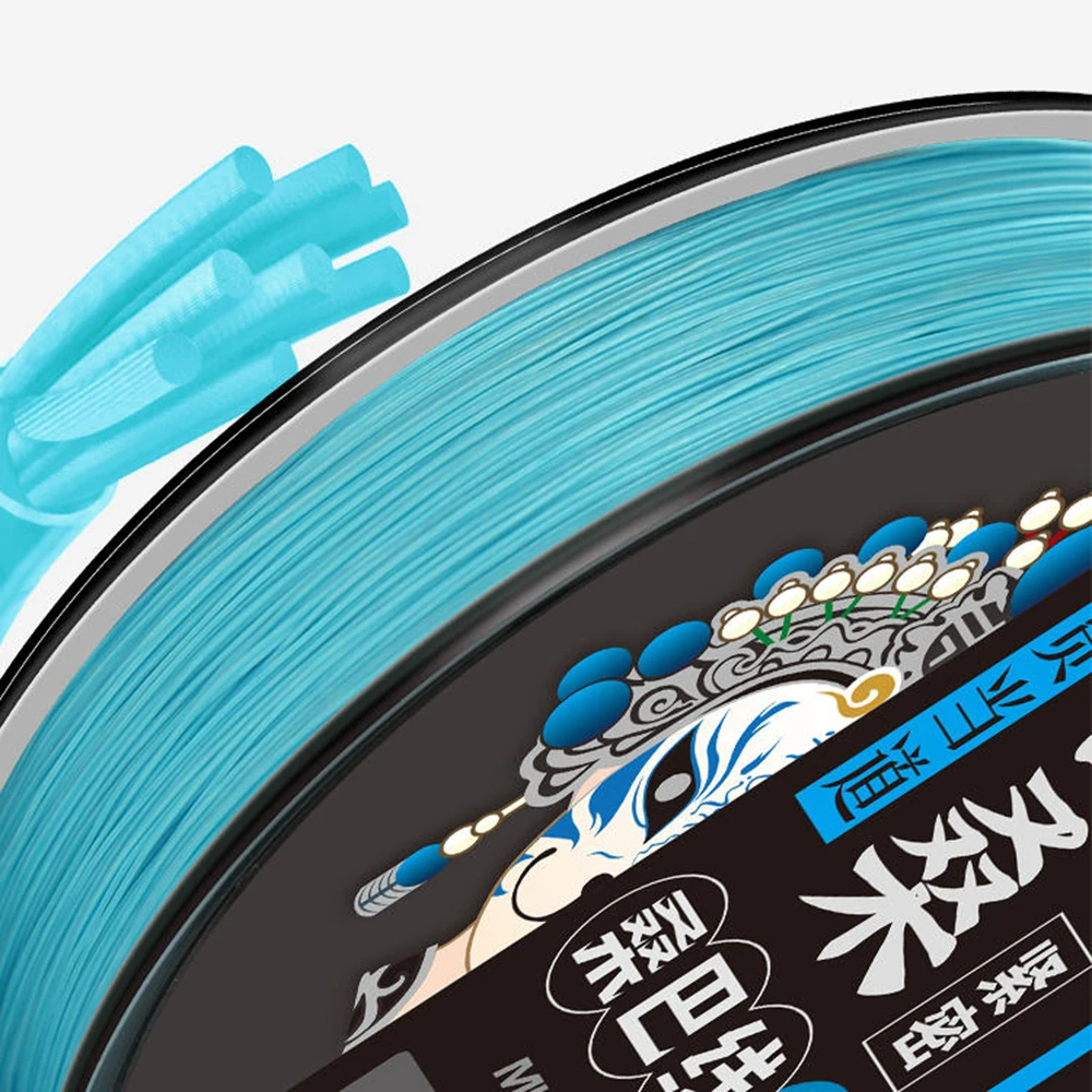 ThornsLine X8 súper fuerte 8 hebras hilo de pescar trenzado 100M/150M azul 100% PE alambre agua salada aparejos de pesca de agua dulce carpa - imagen 3