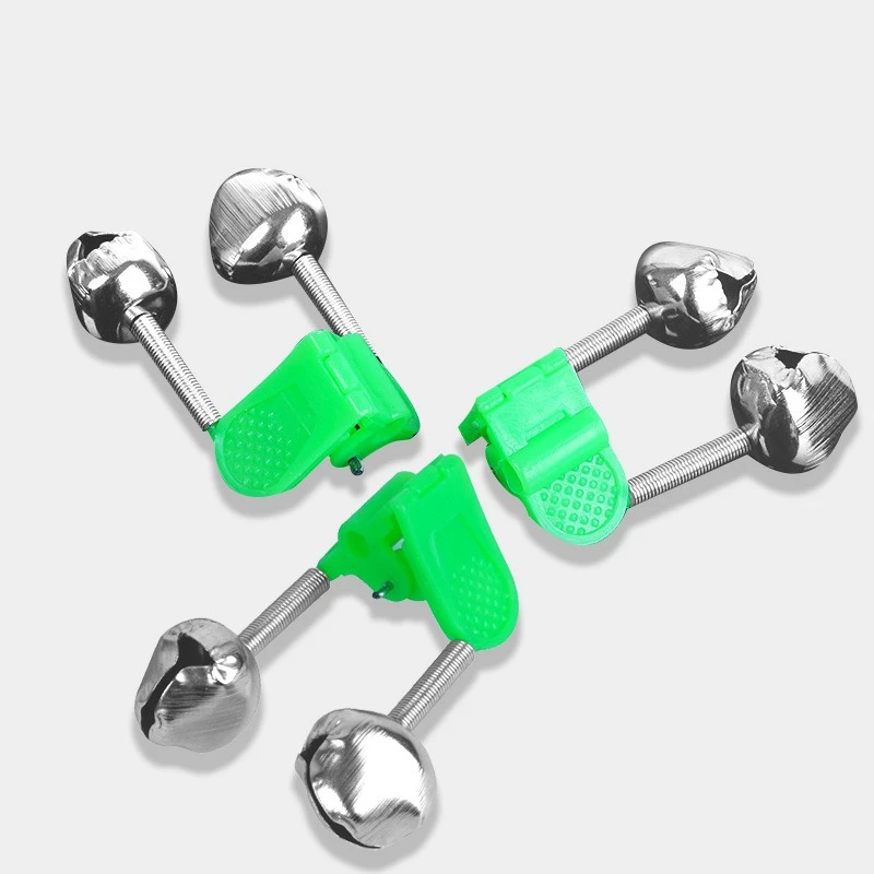 10/20/30 Uds campanas de pescado alarmas suministros de pesca campanas de arco con sonido de pez campanas de arco en espiral varias especificaciones al aire libre Accesorios - imagen 2