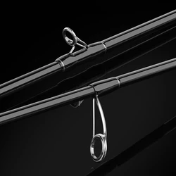 Caña de spinning HeiYing MH – Carbono portátil para pesca en mar
