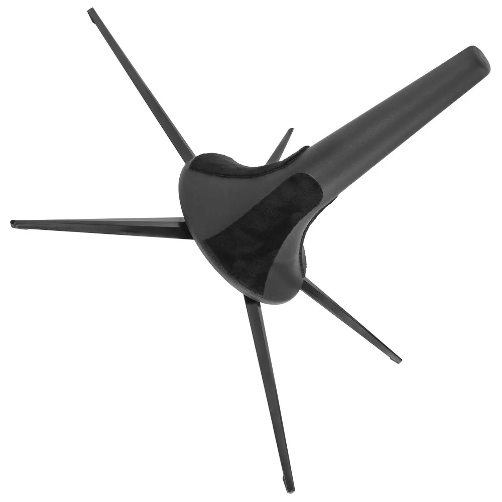 Soporte para trompeta de 5 patas ​   Desmontable ​ ​ Plegable ​ Soporte plegable para trompeta ​ ​ Base de soporte estable negra ​ Soporte de trompeta portátil ​ - imagen 5