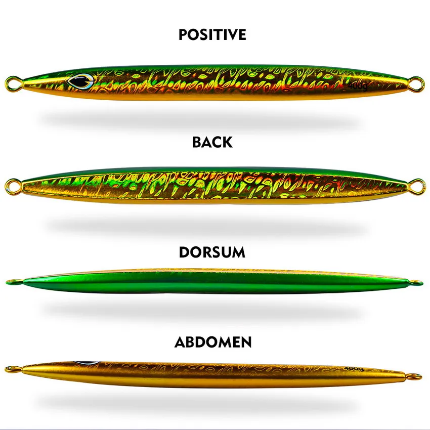 Señuelo de pesca de barco de arrastre de Metal, Jigging lento, velocidad de hundimiento, plantilla pesada de Metal Vertical, atún, pesca de aguas profundas, 1 Uds. - imagen 4