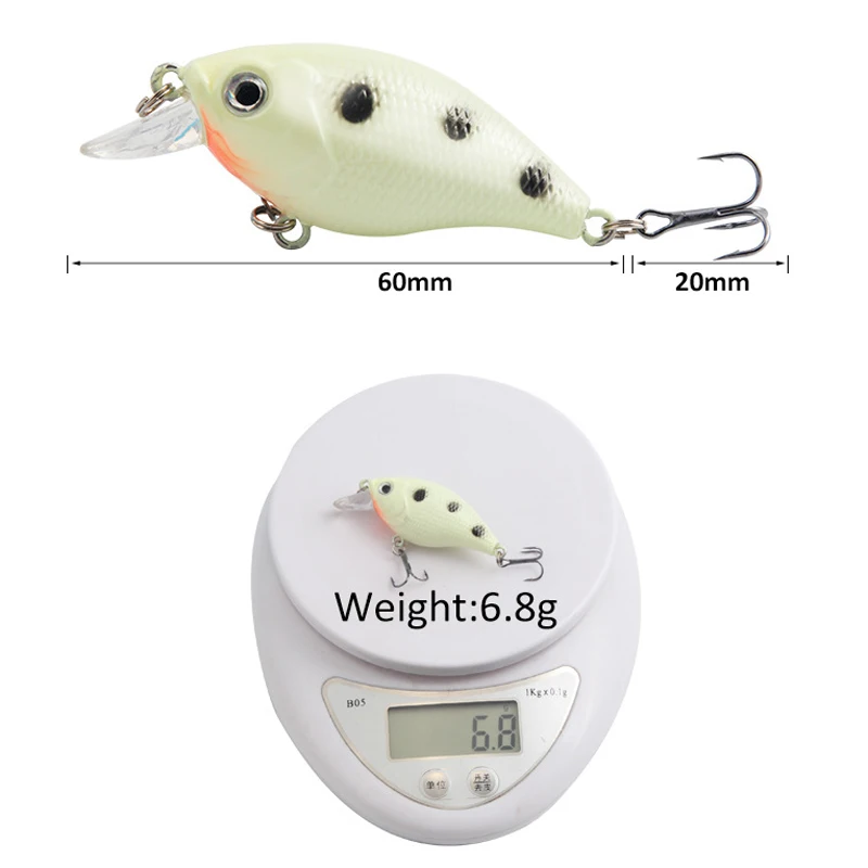 Crankbait Wobbler Perch – Señuelo para pesca en agua salada - imagen 5