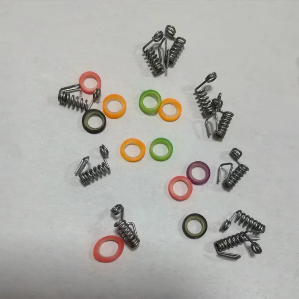 Ganchos de cebo para camarones vivos, 10 Uds., resorte duradero, prevención de corrosión, Hawksbill, gancho único, gusano suave de espacio ancho