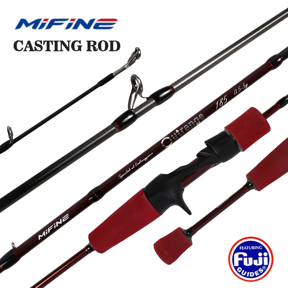 Caña Casting MIFINE Outrange Ultraligera – Anillas Fuji para Trucha - imagen 2