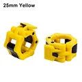 2Pcs 25mm Yellow