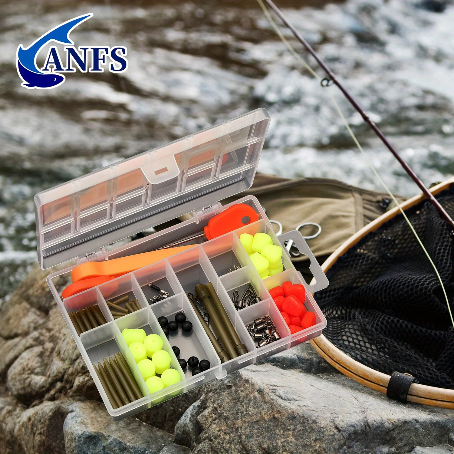 Kit accesorios para pesca de carpa con alimentador y plomos - imagen 4