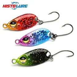 Señuelo cucharilla trucha Metal Micro Jigging ligero para pesca