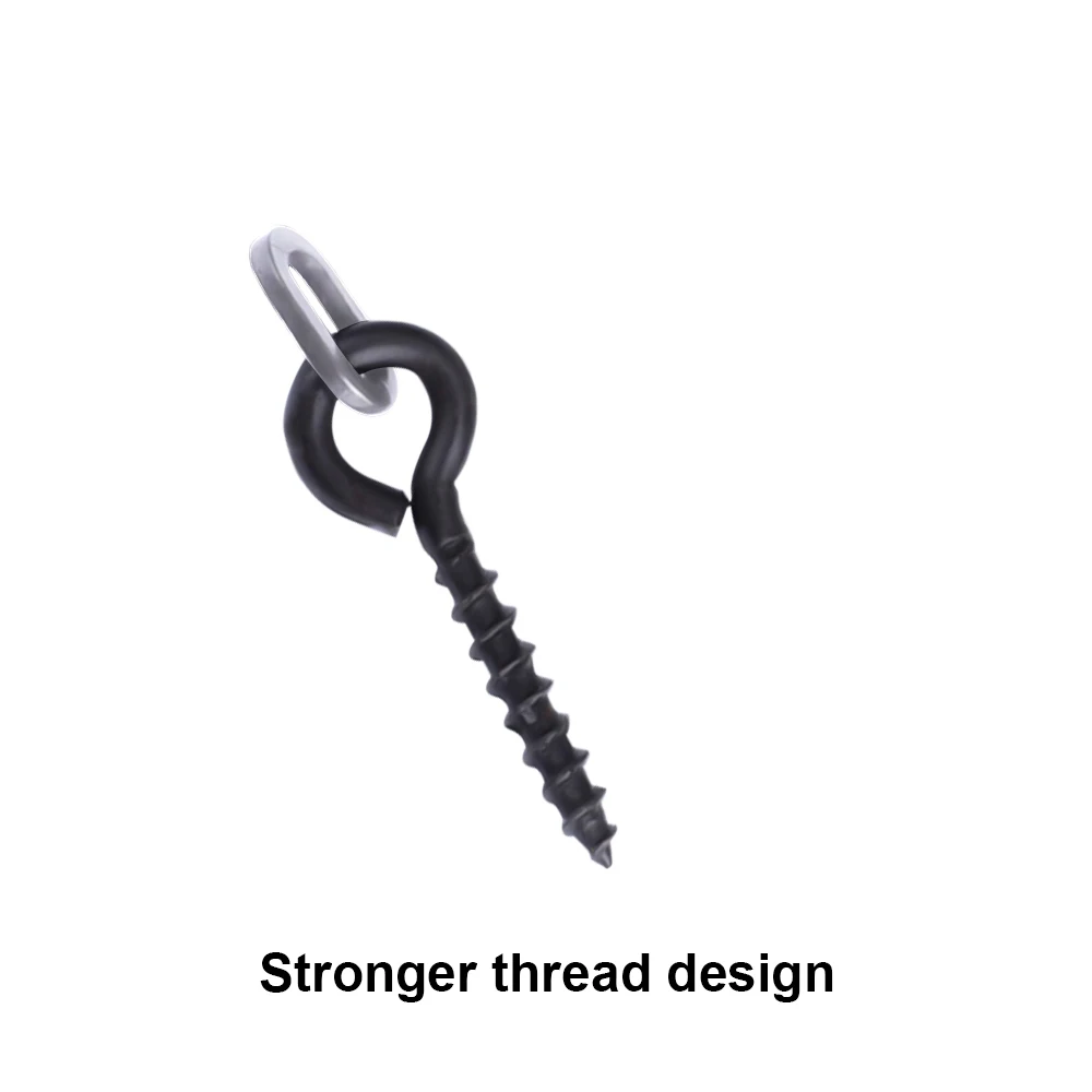 FTK 10/20/30 Uds conector de cebo de pesca de carpa con tornillo giratorio anular Chod Rig accesorios de juego de pesca europea - imagen 5