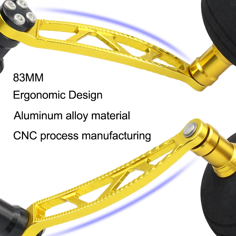 Una pieza de metal amarillo con el diseño ergonómico de palabras