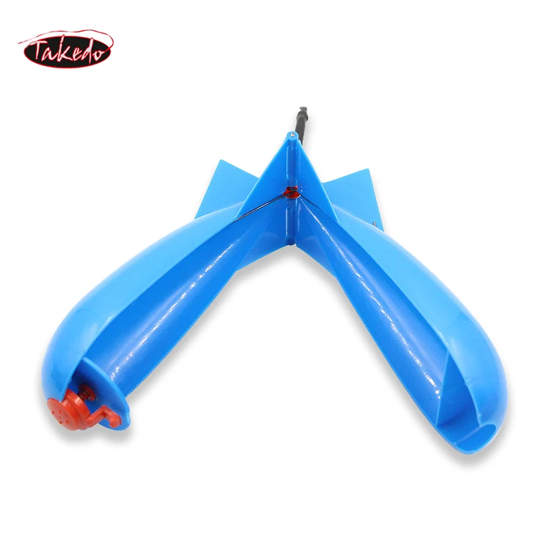 TAKEDO YD01 alimentador de carpa lanzador de cebo herramienta de pesca alimentador de cohetes bomba flotador señuelo soporte de cebo cohete de pellets para pesca de carpa - imagen 2