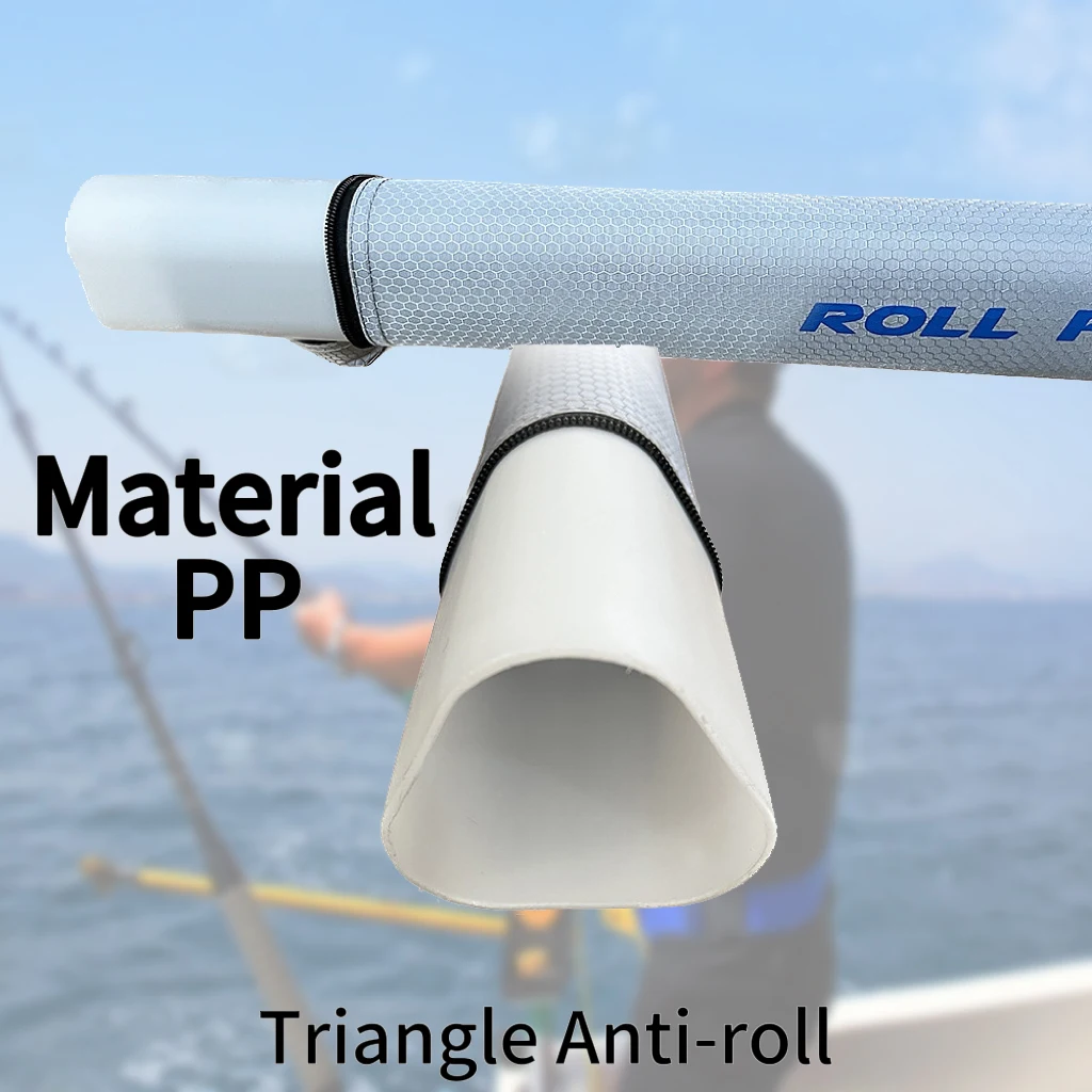 ROLLFISH Travel Portable Fishing Rod Storage Bag Triangle Anti-roll Waterproof Hard Shell 100/105/115/130/145/150cm - imagen 3