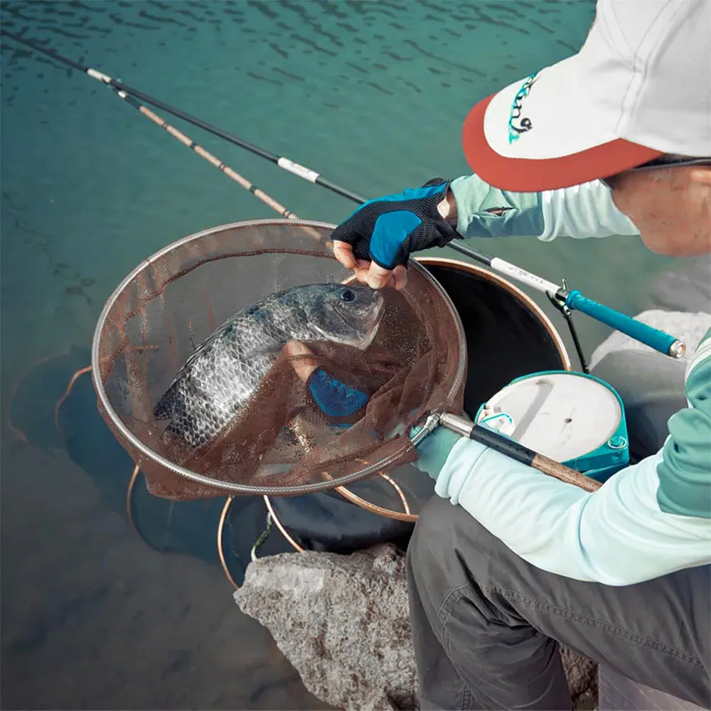 MNFT-conector de red de aterrizaje de pesca, adaptador de rosca, herramienta bonita para pescadores, bricolaje, duradero, 2 piezas - imagen 5