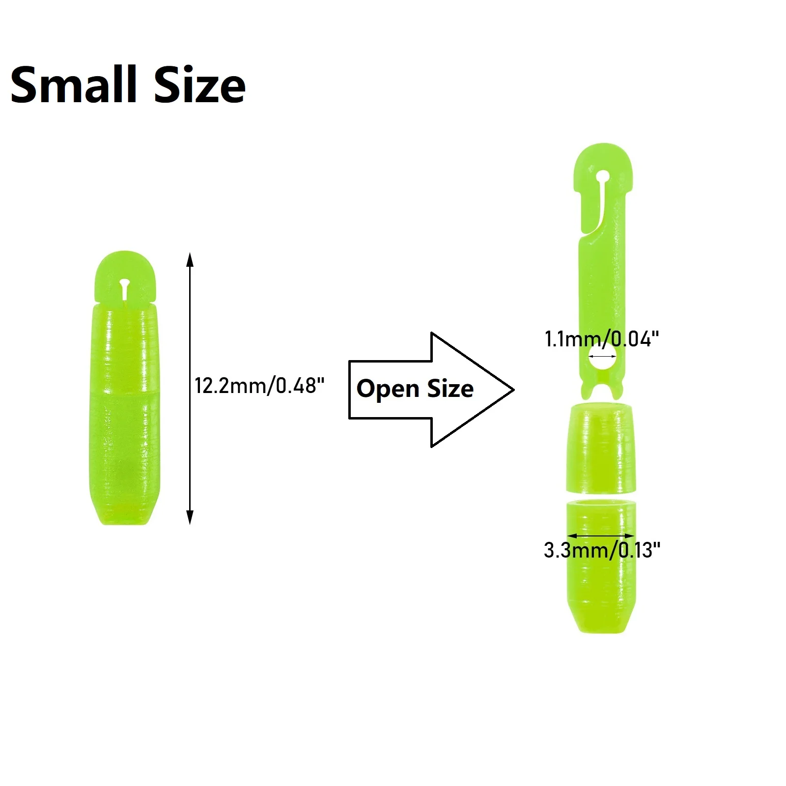 20 piezas accesorios de pesca de carpa, conector elástico de poste, cuenta para poste de partido, método alimentador de carpa, aparejo, marcador elástico hueco, aparejos - imagen 5